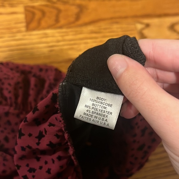 Misa Woman’s Red Printed Body Suit Size XS - Picture 5 of 5